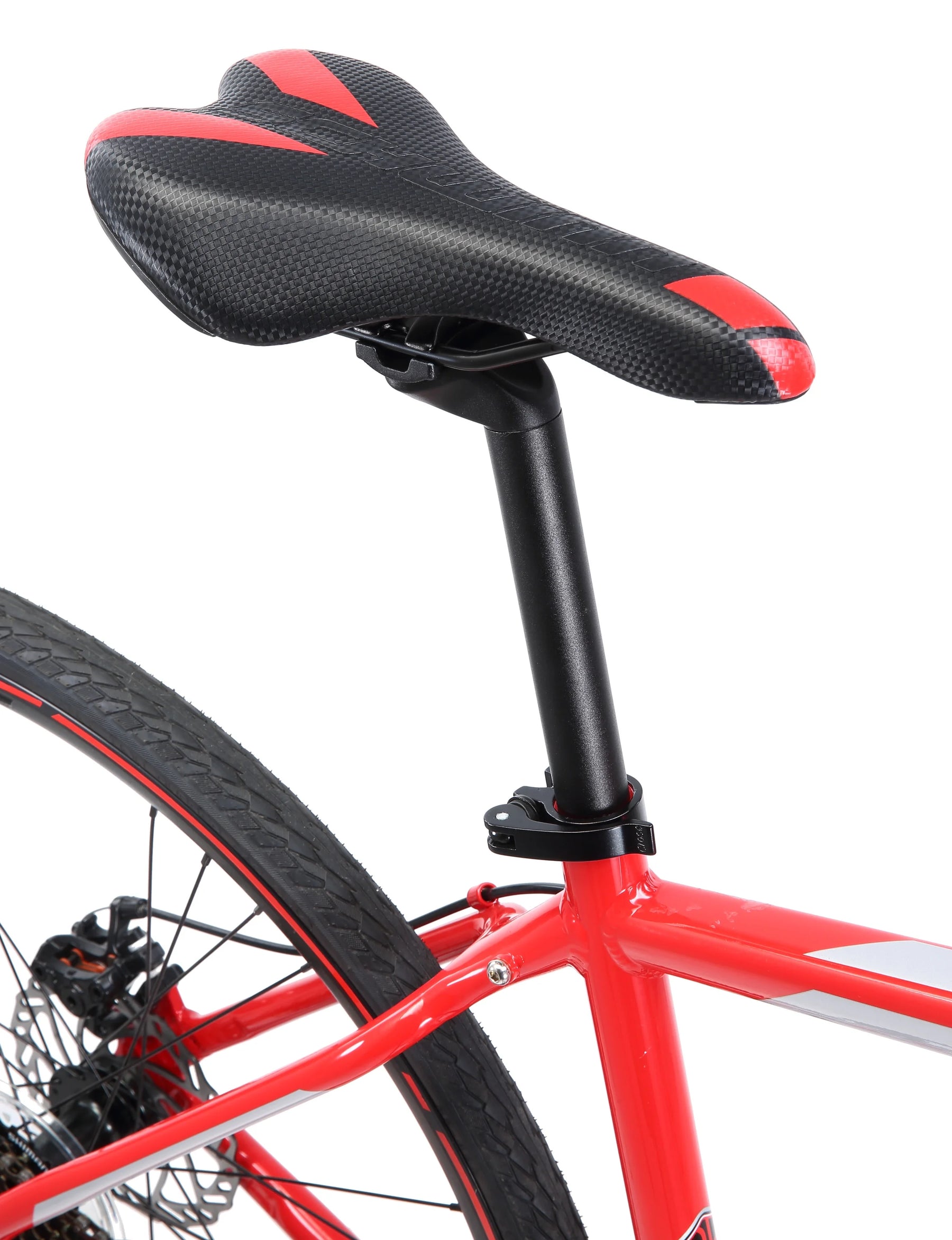 Kempo Hybrid Bike, 700c Wheels, 21 Speeds, Mens Frame, Red - Product image 6