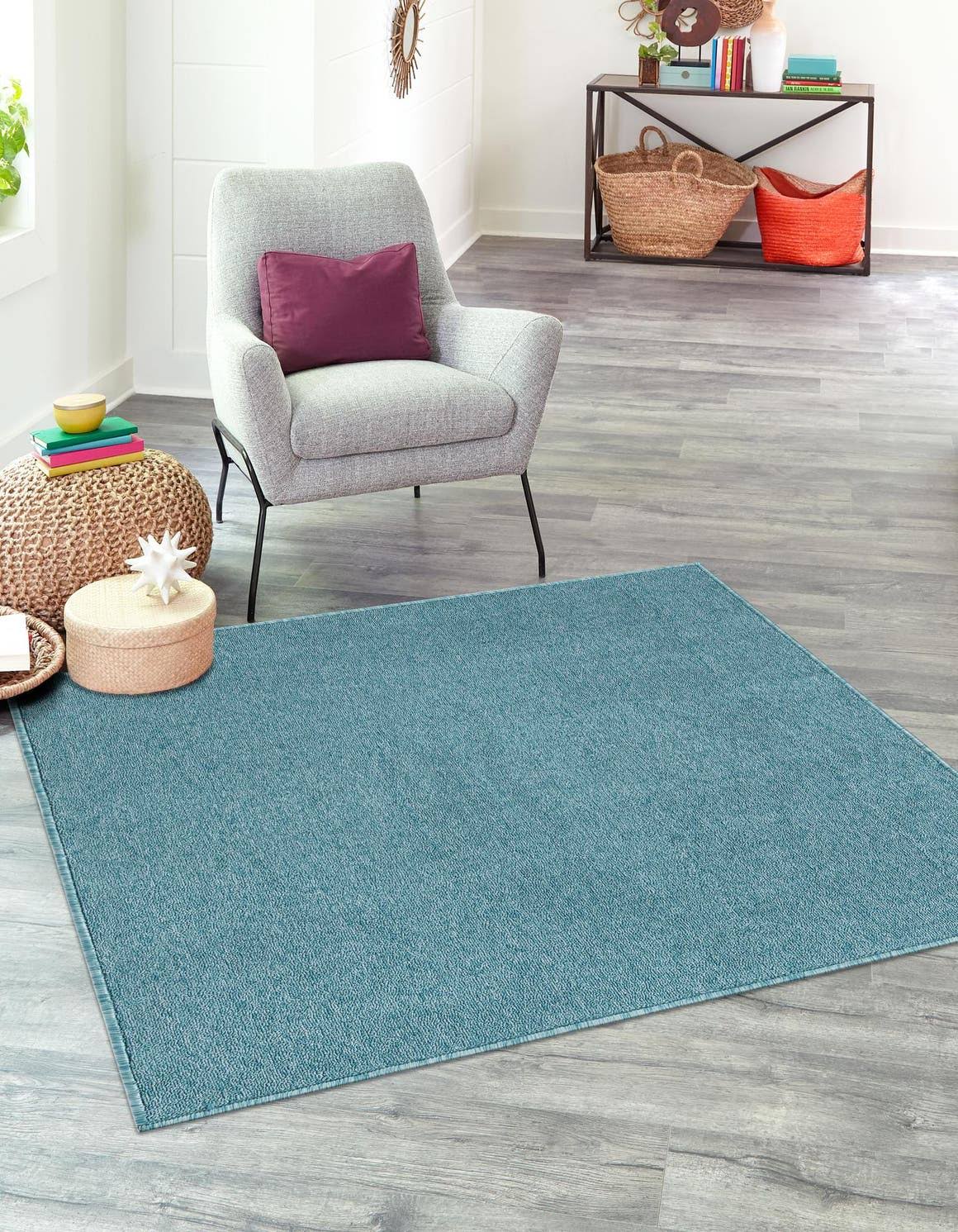 Unique Loom 3' x 3' Everyday Solid Square Rug - Product image 1