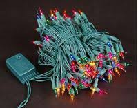 Novelty Lights 140 Light Chasing Patio Party Christmas Mini Light Set Multi Green Wire 46.5' Long - Product image 1
