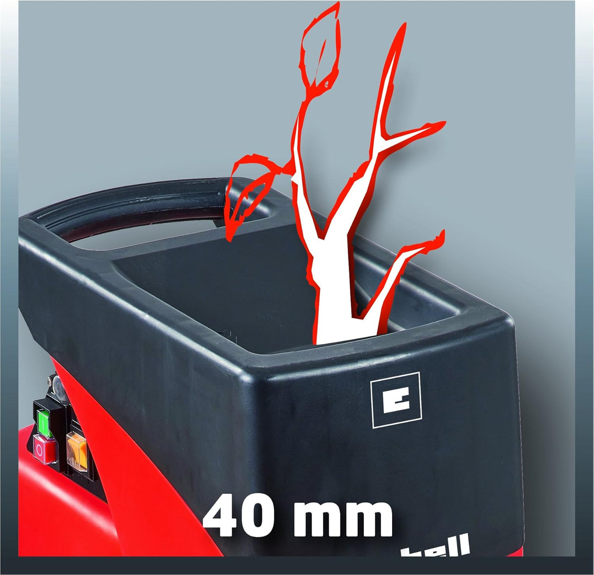 Einhell Silent plant shredder GC-RS 2540 (2000 W, Speed 40 rpm, 50L waste collection bag) Delivered with a bag