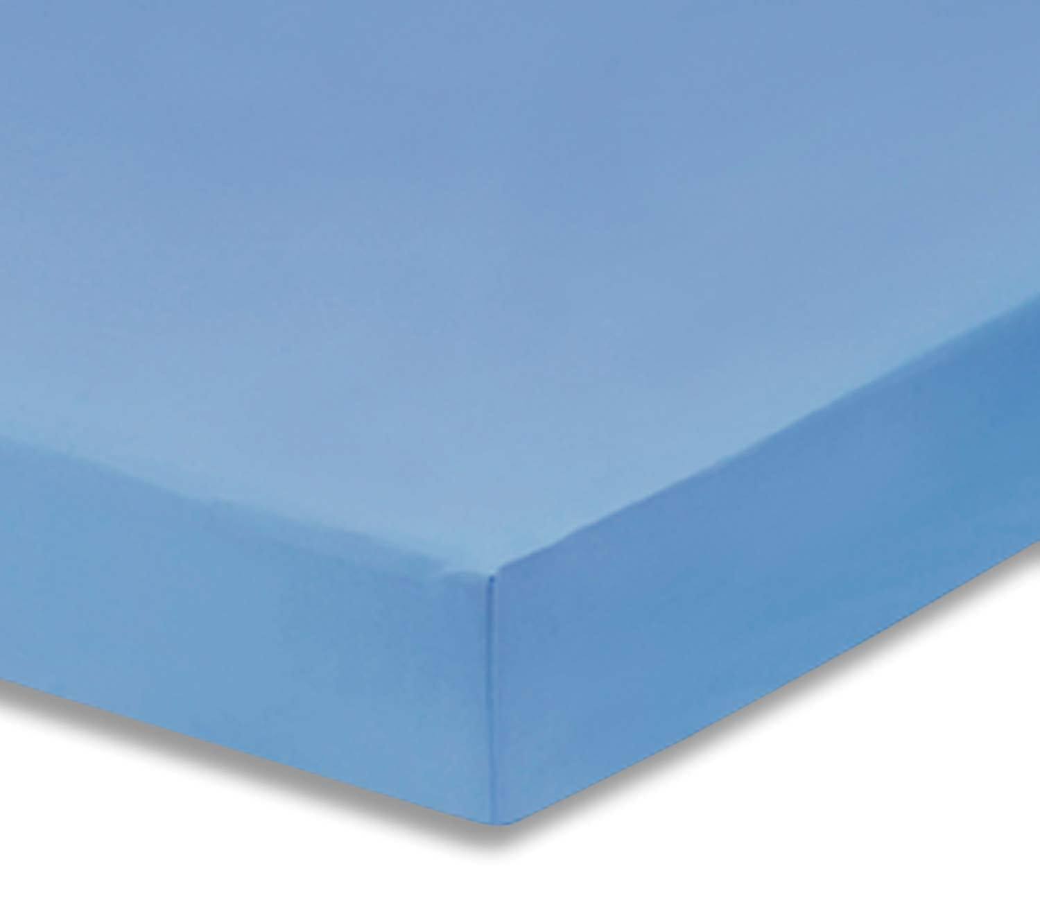 Everyday Kids Fitted Crib Sheet - Light Blue - Product image 1