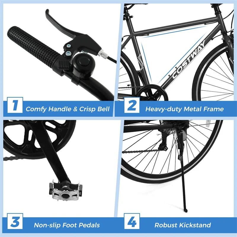 26" Mountain Bike 6-Speed Drivetrain Cycling Bicycle with Dual C-Brakes - Product image 7