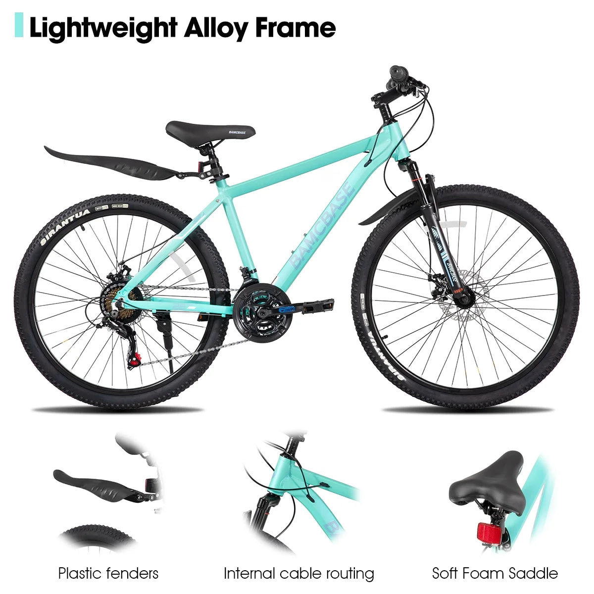 HILAND 26 in Mountain Bike, Mens and Womens Aluminum Frame MTB with 21 Speeds, Dis Brake - Product image 16