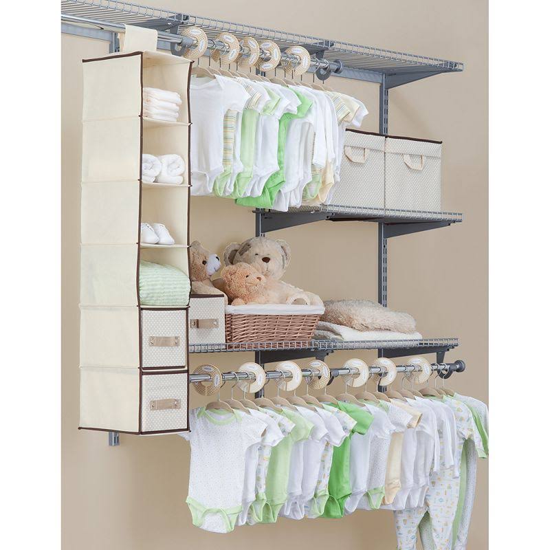 Delta Children Nursery Storage 48 Piece Set, Beige - Product image 1