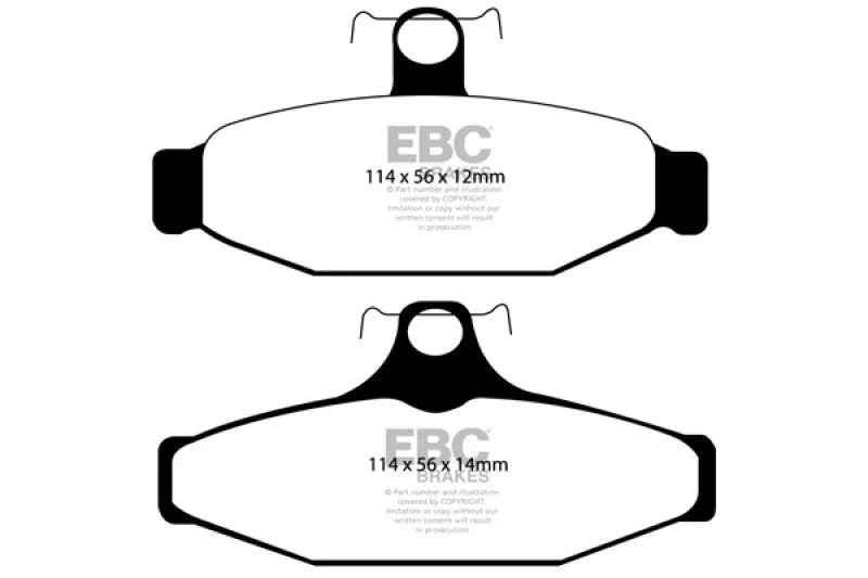 EBC - Rear Yellowstuff Pad PN DP41167R
