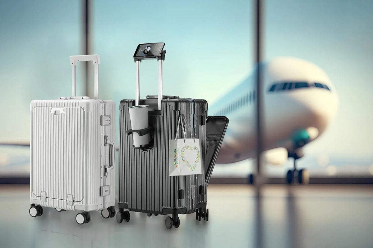Carry - on Luggage with USB Charging Port, Front Compartment, TSA Lock - Product image 7
