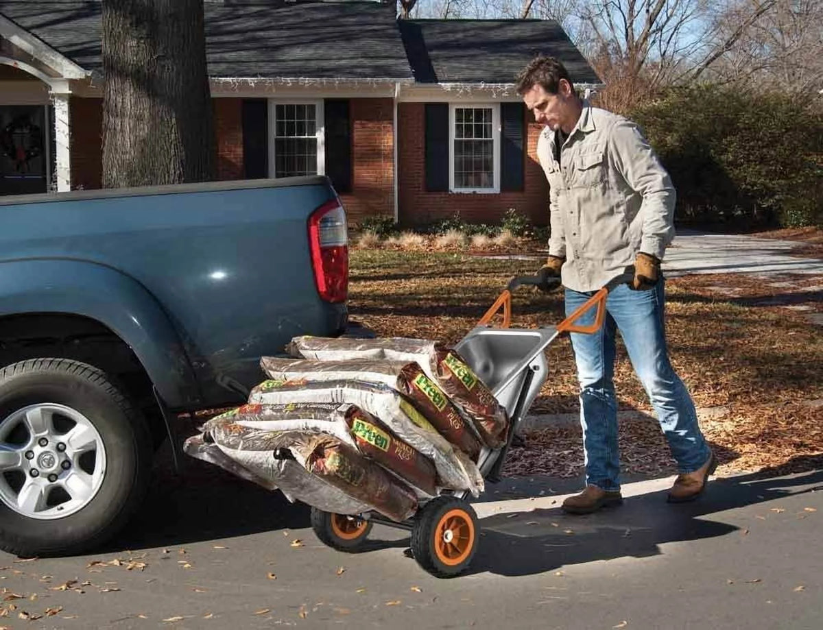 WORX WG050 Aerocart 8 - in - 1 Multifunction Wheelbarrow Dolly Cart Garden Carrier - Product image 7