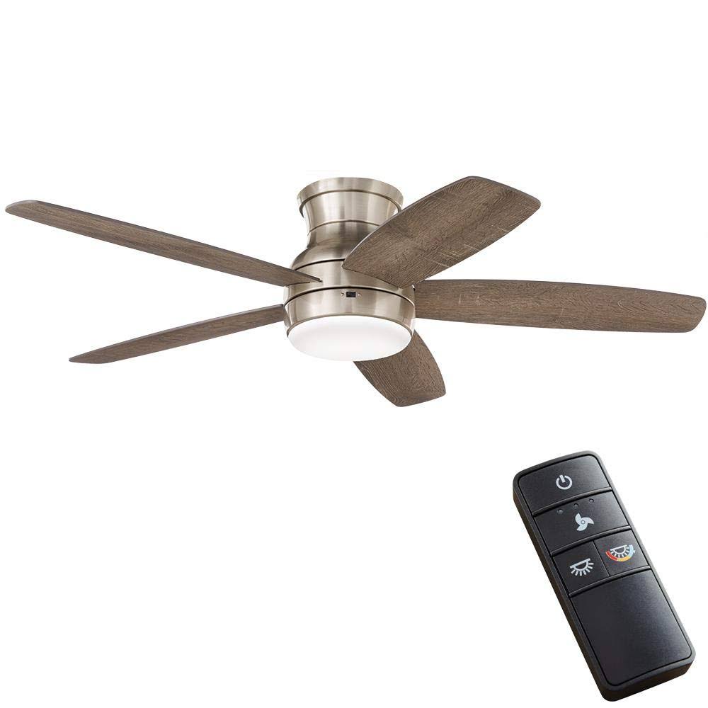 Home Decorators Ashby Park 52" Color Changing LED Brushed Nickel Ceiling Fan - Product image 1