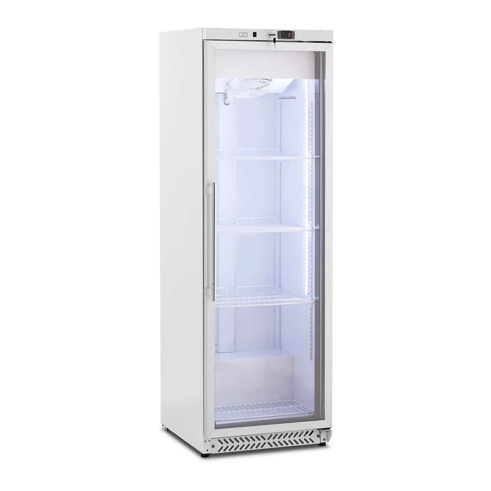 Professional 380 liter fridge with glass door 14_0005381 -