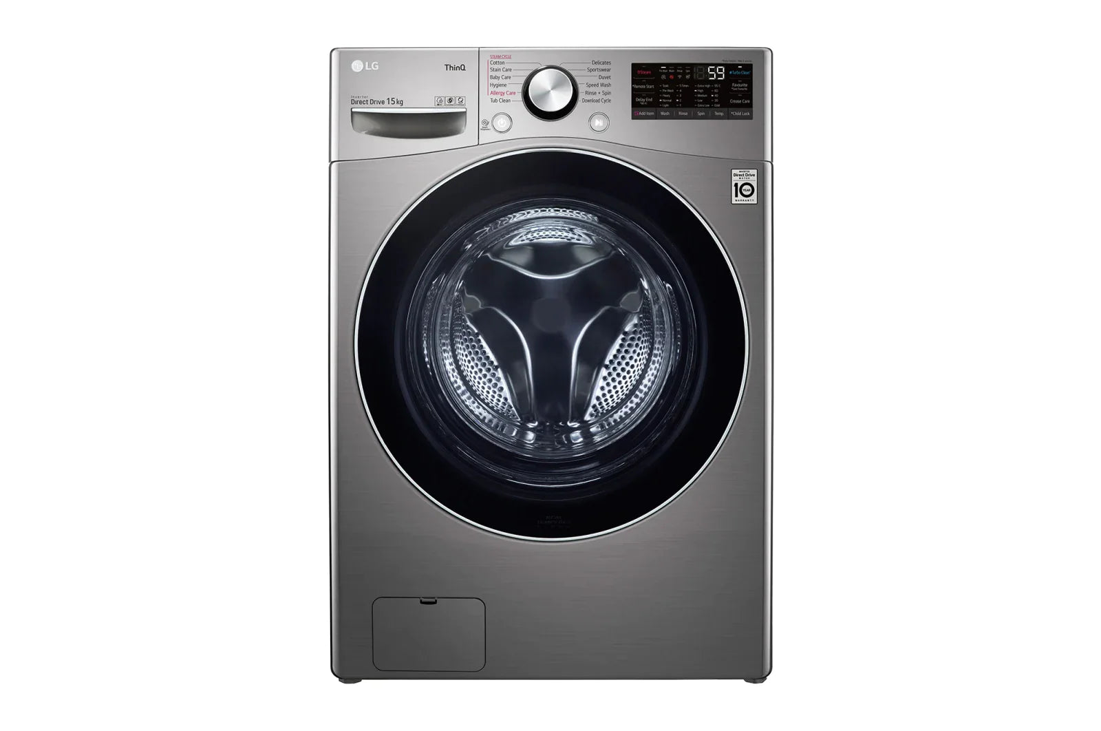 Washing machine F0L9DYP2S -15Kg - Stainless steel -