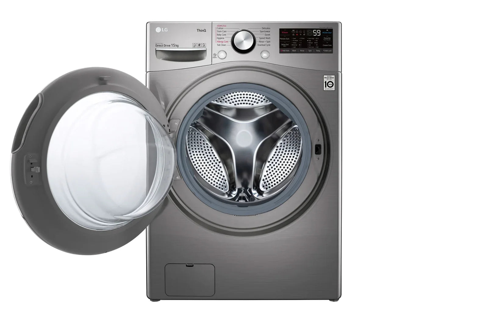 Washing machine F0L9DYP2S -15Kg - Stainless steel -