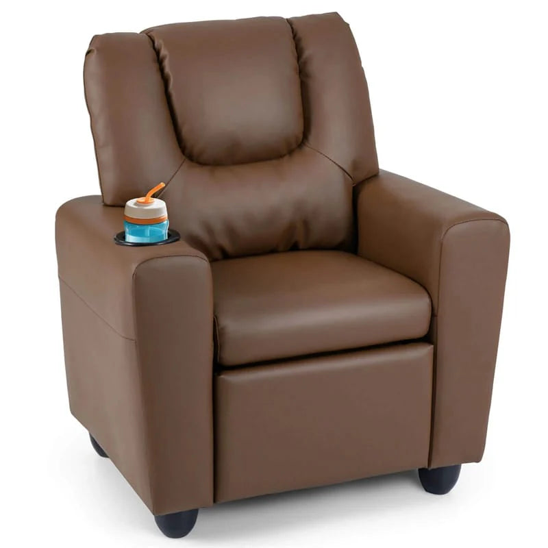 Kids Recliner Chair with Cup Holder & Side Pocket, Adjustable Toddler Lounge Sofa - Product image 37