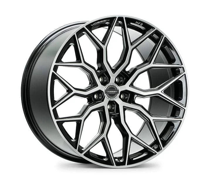 Vossen HF-2 22" 5x120 Wheel in Brushed Gloss Black