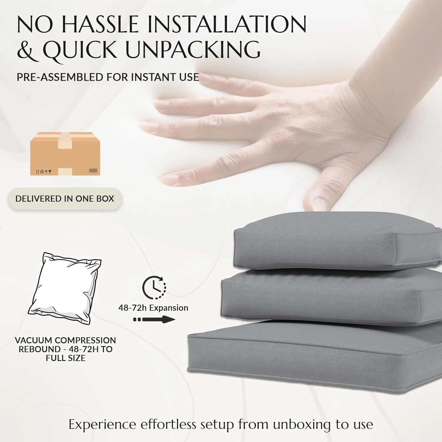 AECOJOY Outdoor Cushions for Patio Furniture 14PCS Outdoor Cushion Covers Replacement Washable with Zipper - Product image 4