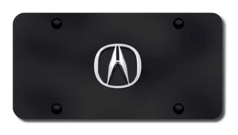ACU.CB Automotive Gold License Plate Chrome Acura Logo