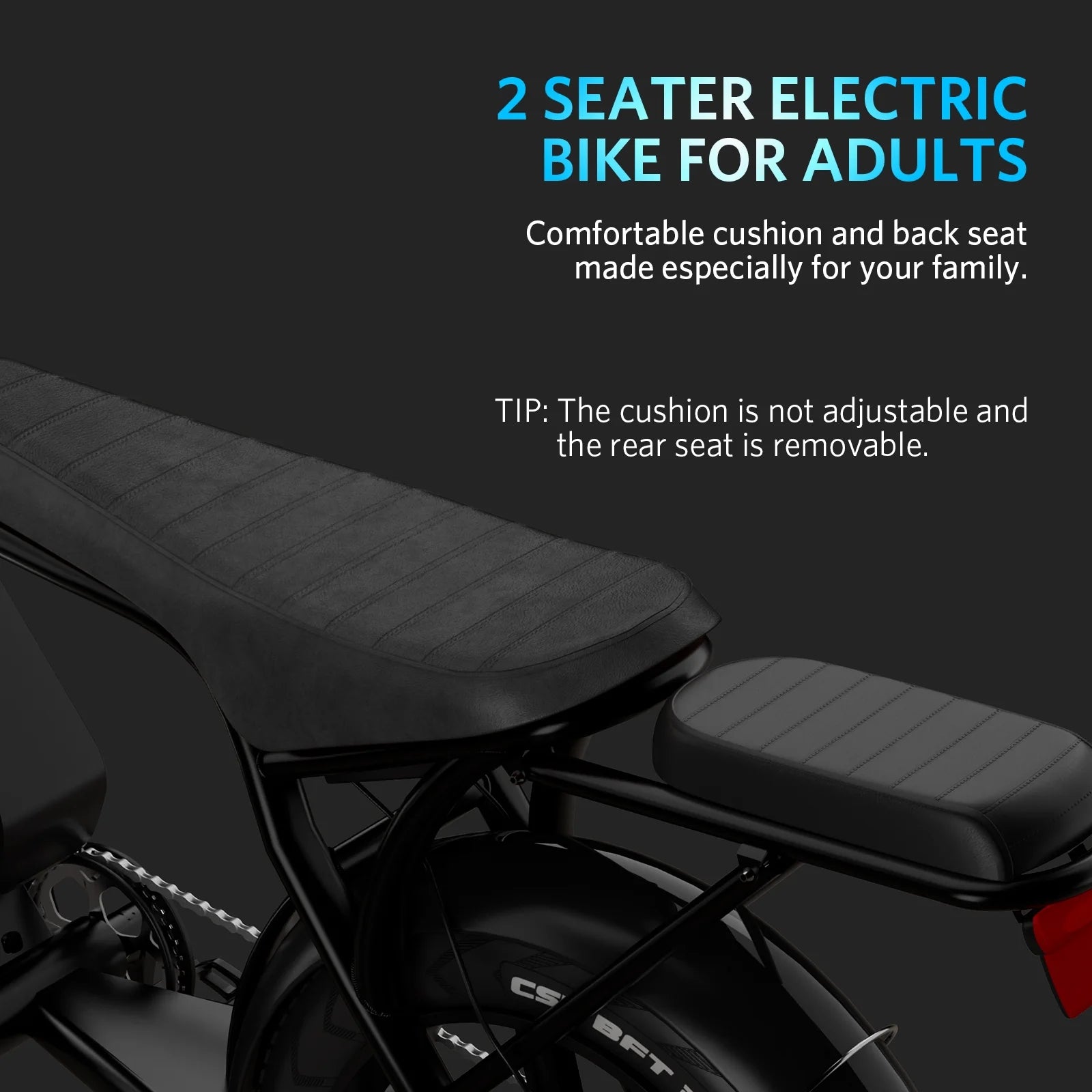 Hipatoo 26" Electric Bike 500W 20MPH E - Bike, 36V 10.4ah Battery, Ebike for Adults, E Bike UL2849 - Product image 42