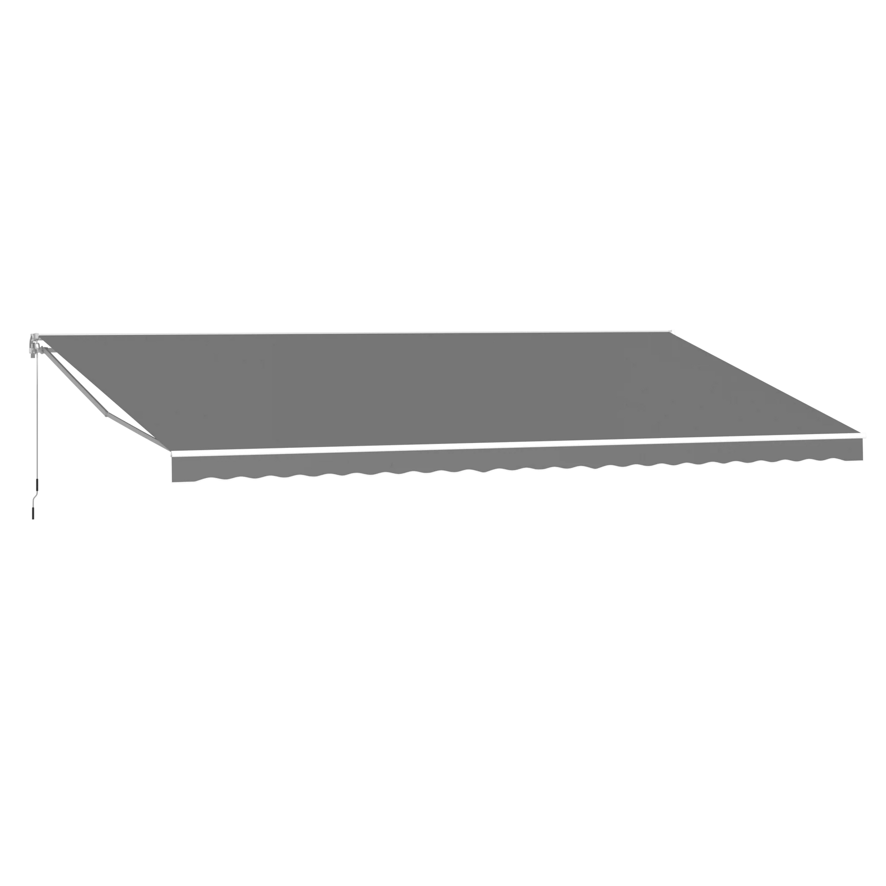 AECOJOY 16'x10' Manual Retractable Awning Sun Shade, Patio Awning Canopy - Product image 14