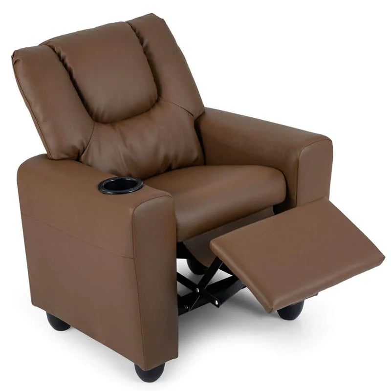 Kids Recliner Chair with Cup Holder & Side Pocket, Adjustable Toddler Lounge Sofa - Product image 40