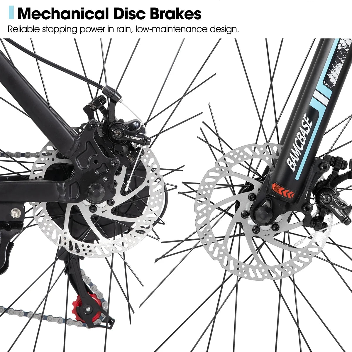 HILAND 26 in Mountain Bike, Mens and Womens Aluminum Frame MTB with 21 Speeds, Dis Brake - Product image 24
