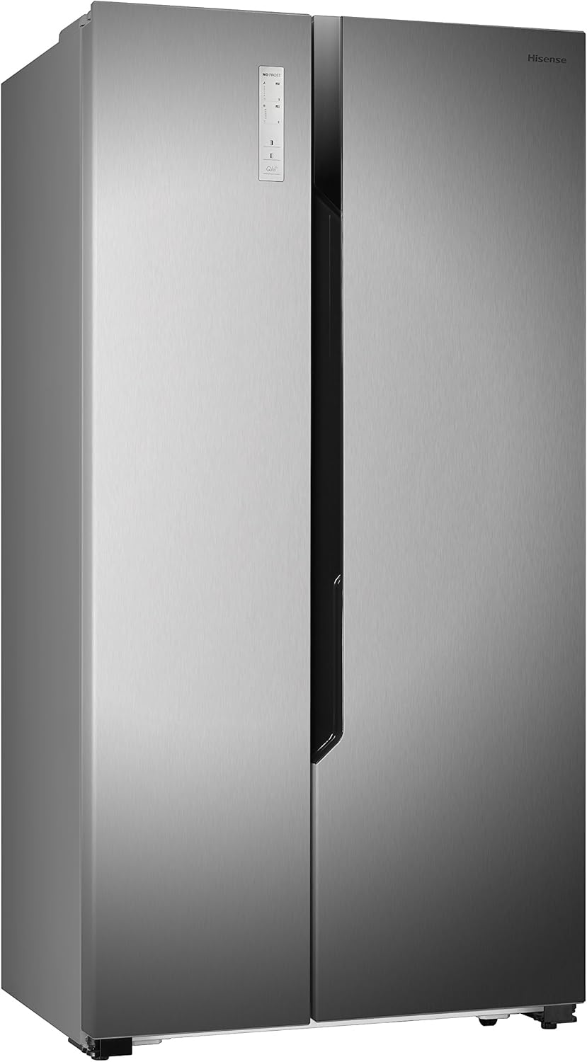 Hisense RS670N4BC2 521 L Freestanding American-Style Refrigerator - Stainless Steel