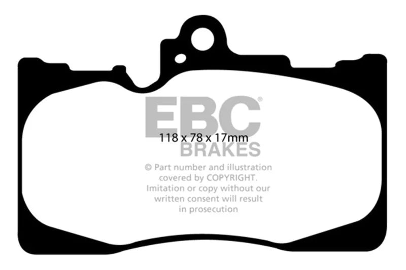 EBC - Front Redstuff Pad PN DP31589C