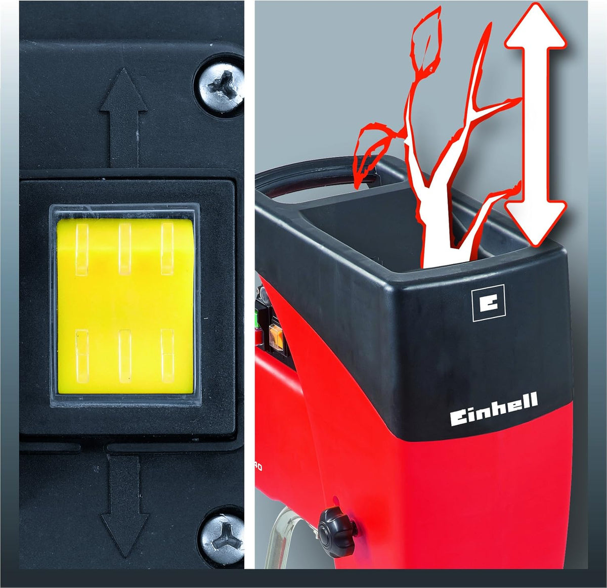 Einhell Silent plant shredder GC-RS 2540 (2000 W, Speed ​​40 rpm, 50L waste collection bag) Delivered with a bag