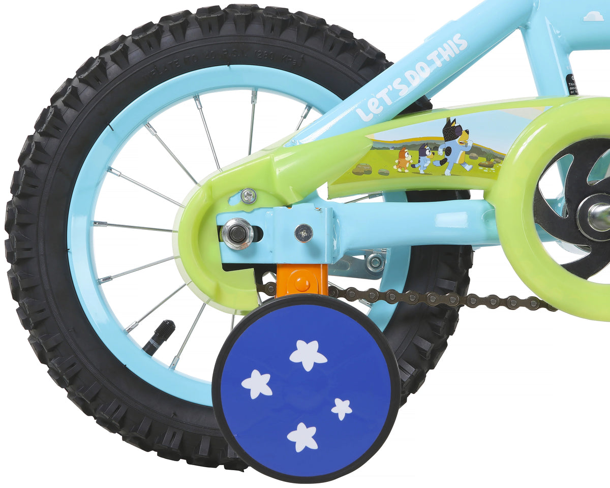 Bluey 12 - Inch Kids BMX Bike with Training Wheels, Plush Bag, Steel Frame, Coaster Brake, Ages 3 - 5 - Product image 6