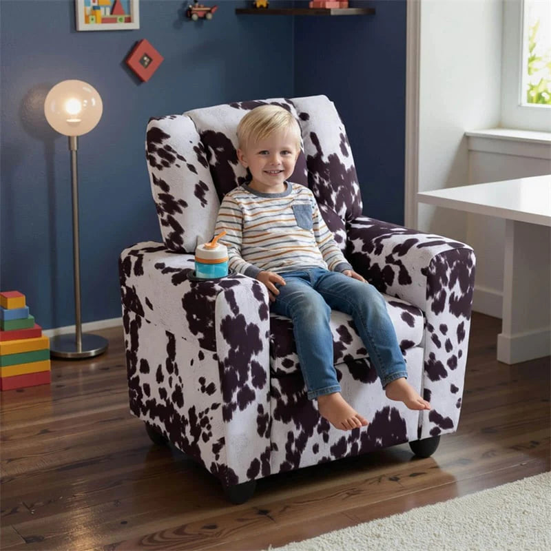 Kids Recliner Chair with Cup Holder & Side Pocket, Adjustable Toddler Lounge Sofa - Product image 66
