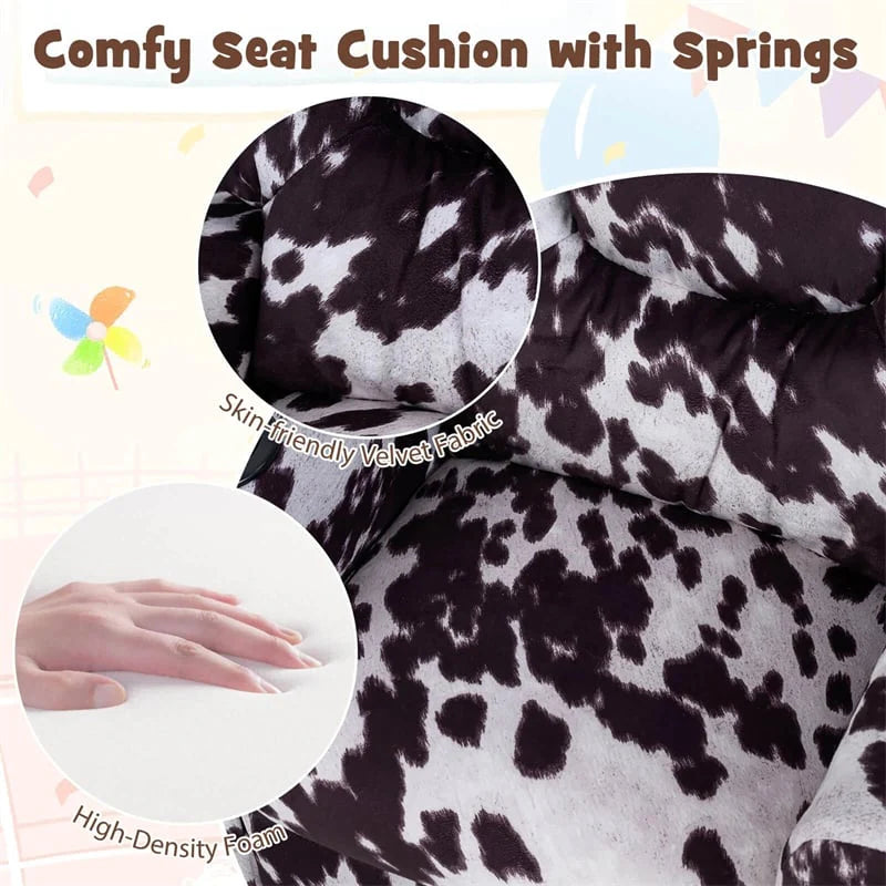 Kids Recliner Chair with Cup Holder & Side Pocket, Adjustable Toddler Lounge Sofa - Product image 62