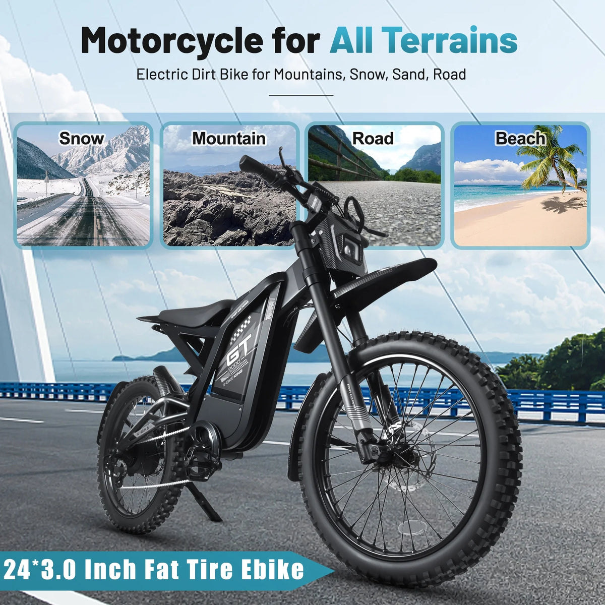 Hipatoo 26" Electric Bike 500W 20MPH E - Bike, 36V 10.4ah Battery, Ebike for Adults, E Bike UL2849 - Product image 25