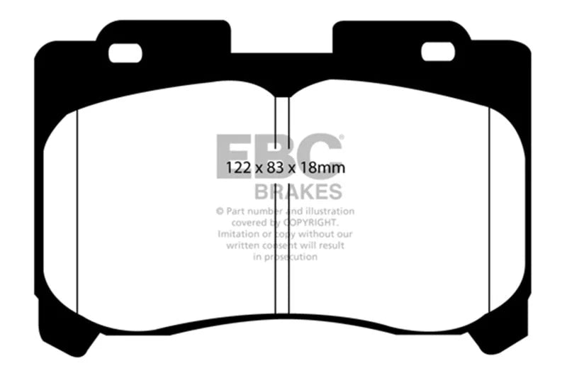 EBC - Front Yellowstuff Pad PN DP41004R