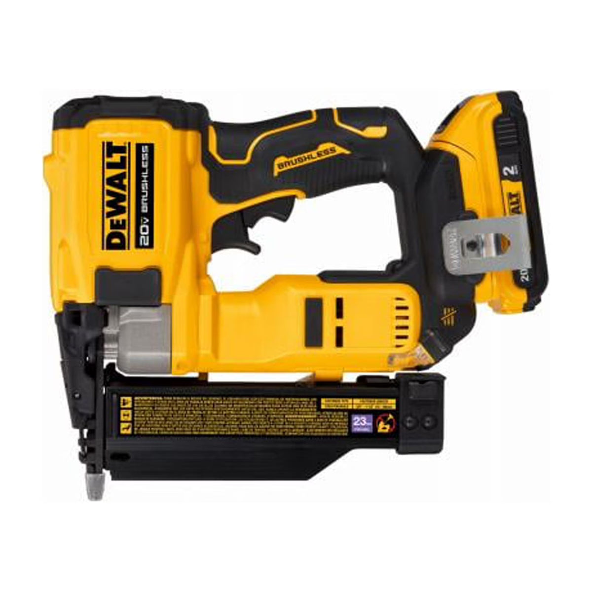 Dewalt DCN623D1 20 - Volt MAX Atomic Compact Cordless Pin Nailer Kit, Brushless Motor, 23 Gauge, Battery - Product image 1