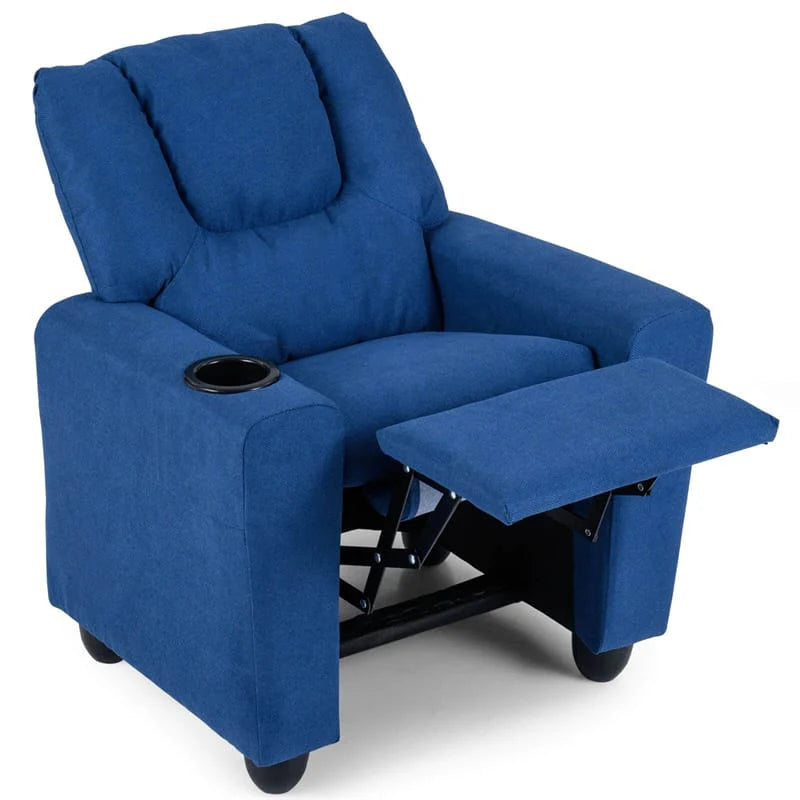 Kids Recliner Chair with Cup Holder & Side Pocket, Adjustable Toddler Lounge Sofa - Product image 89