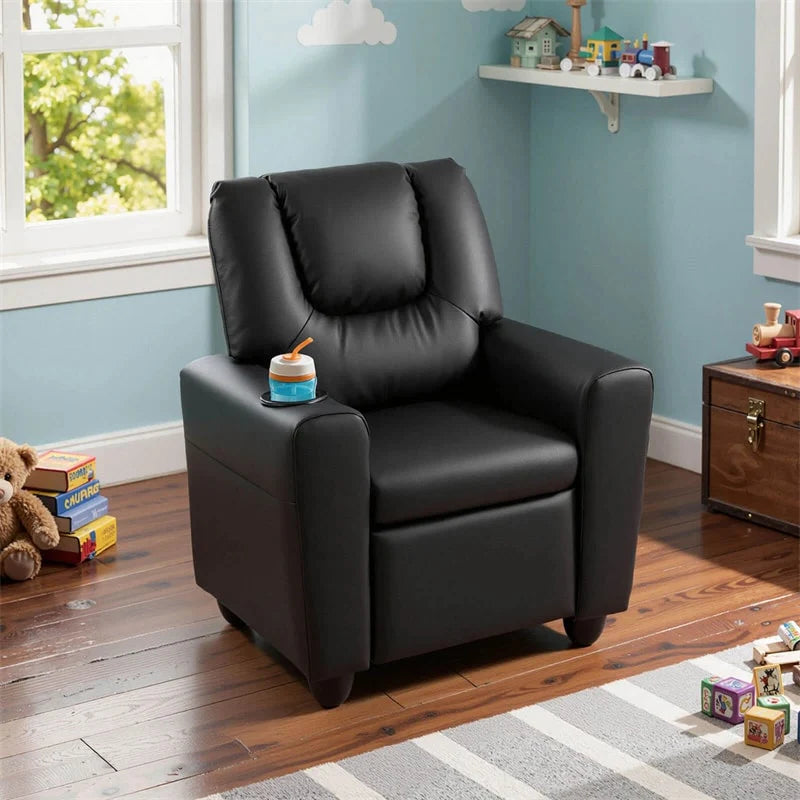 Kids Recliner Chair with Cup Holder & Side Pocket, Adjustable Toddler Lounge Sofa - Product image 20