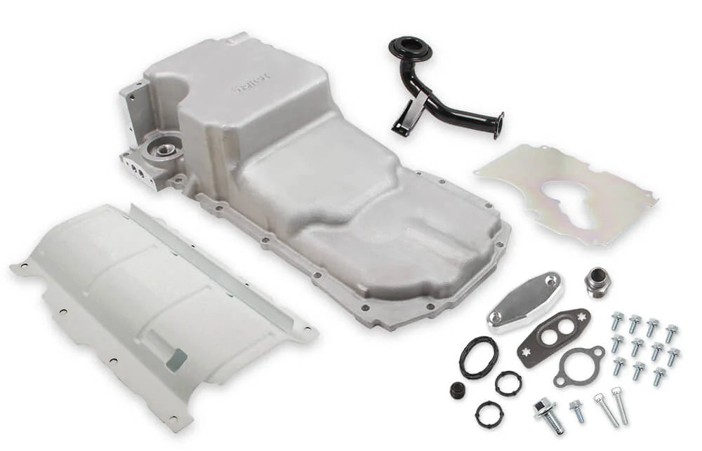 Holley 302-20 LT Gen V Swap Oil Pan - Aluminum LT1 LT4 L83 L86 L8T