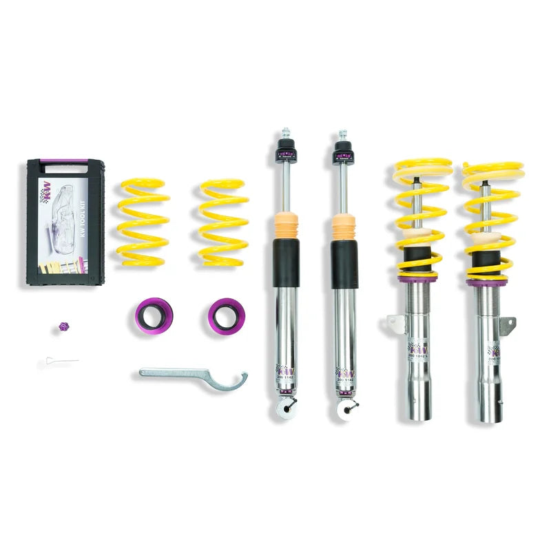 KW Suspensions 352200BN KW V3 Coilover Kit - BMW X1 (F48); BMW X2 (F39); Mini Cooper Clubman (F54); Mini Countryman(F60); without electronic dampers
