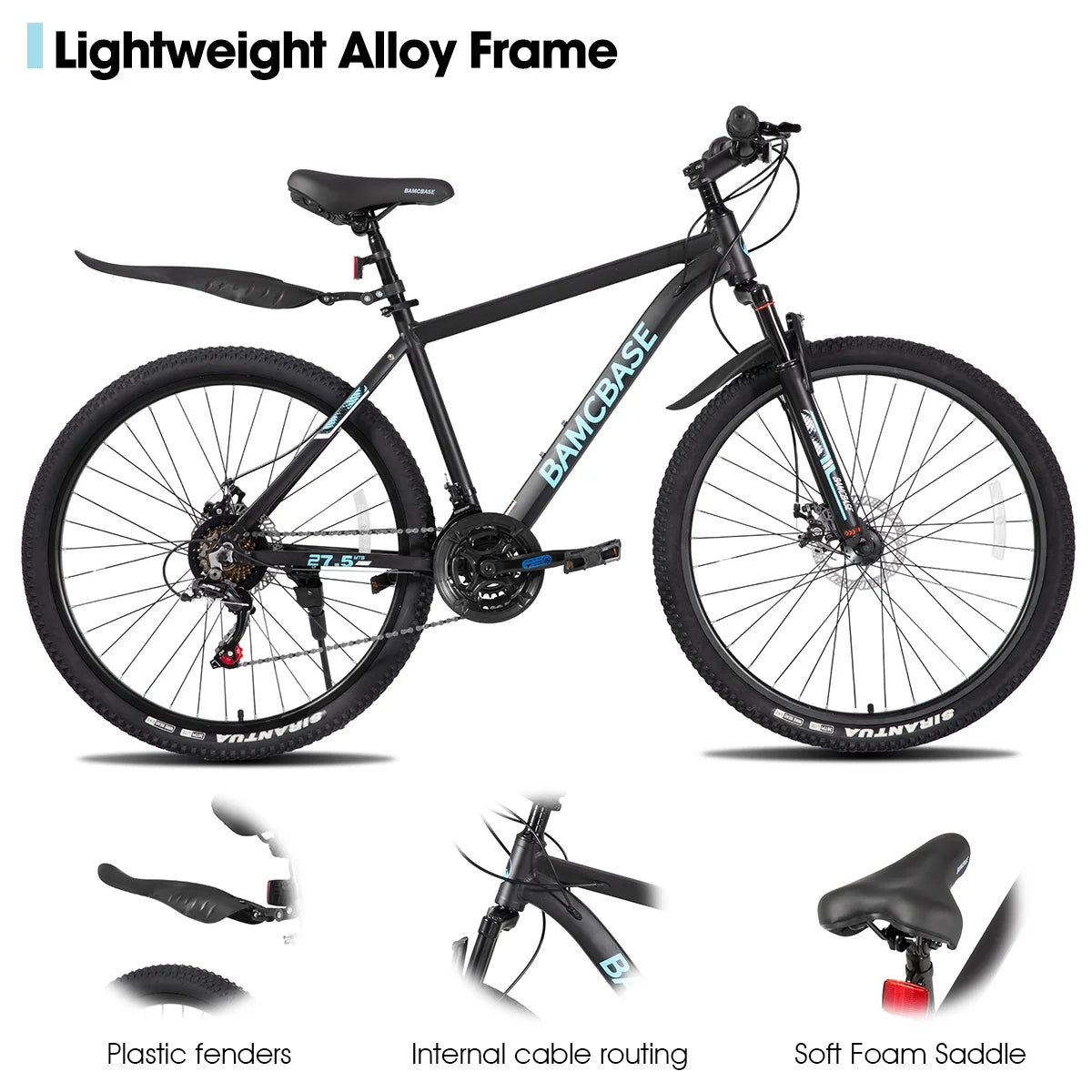 HILAND 26 in Mountain Bike, Mens and Womens Aluminum Frame MTB with 21 Speeds, Dis Brake - Product image 21