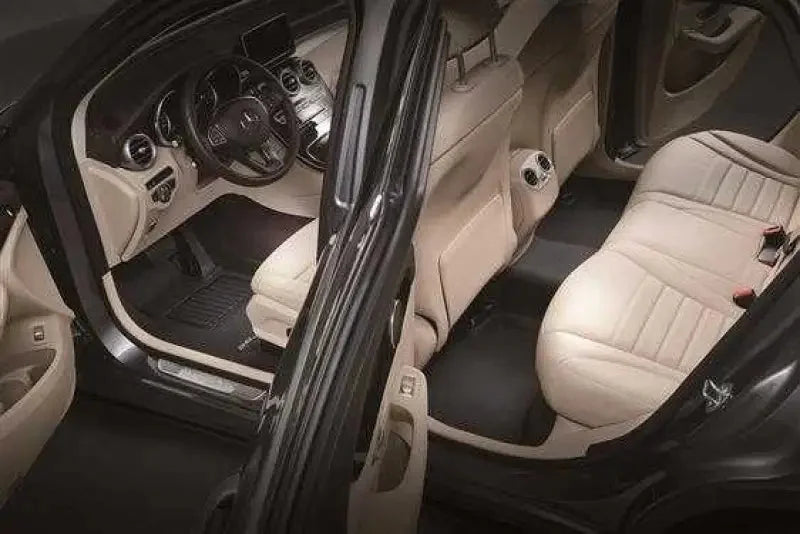 3D Kagu Black Floor Mat Set for Toyota - 2 Rows