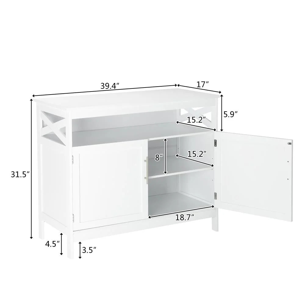 Ktaxon Kitchen Storage Sideboard Dining Buffet Server Cabinet Cupboard - Product image 2