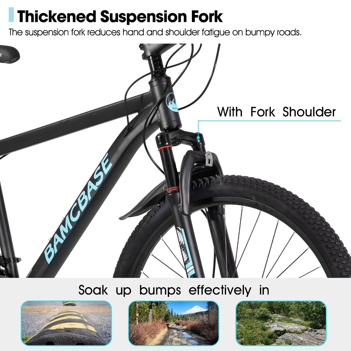 HILAND 26 in Mountain Bike, Mens and Womens Aluminum Frame MTB with 21 Speeds, Dis Brake - Product image 22