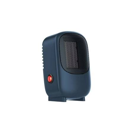 Mainstays Personal Mini Electric Ceramic Heater 400W Indoor, Rugged Blue - Product image 1