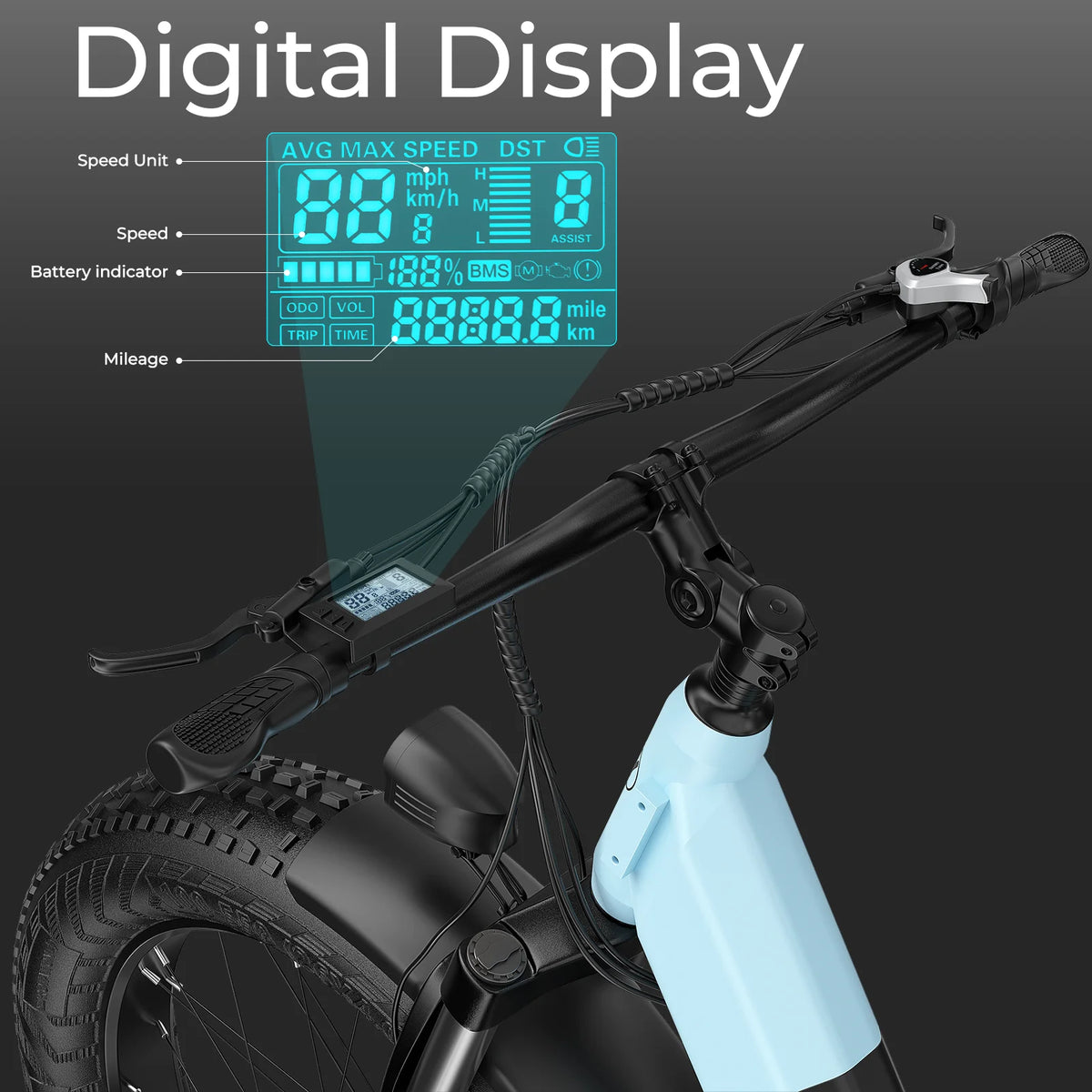 ANCHEER Electric Bike for Adults, 750W Ebike, 28MPH 60miles Electric Mountain Bike - Product image 12