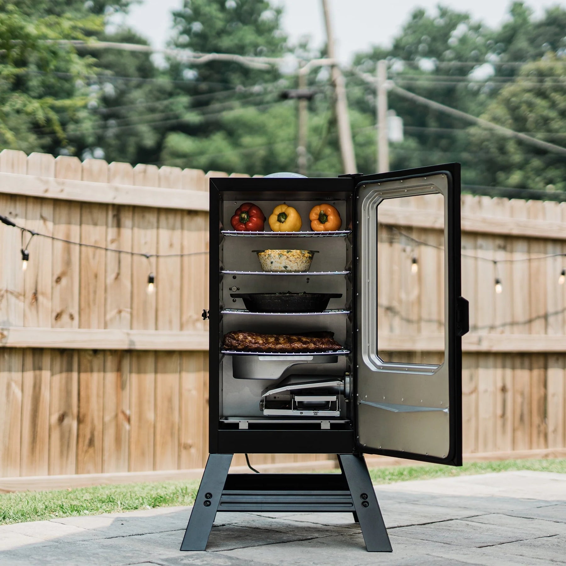 Masterbuilt 30 - Inch Digital Electric Smoker with Window and Legs - Product image 9