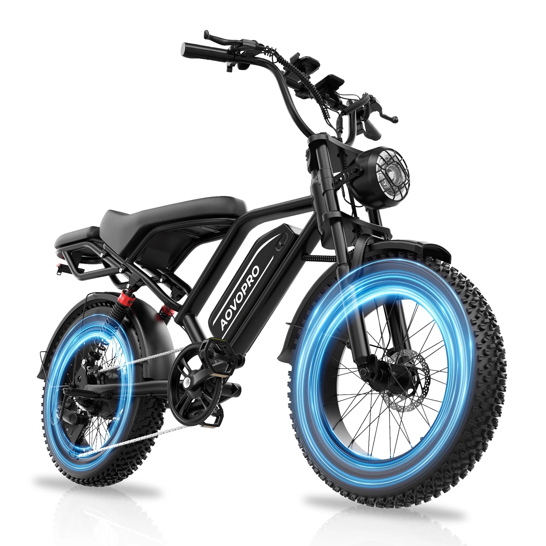 AOVOPRO AP20 Electric Bike for Adults 20 X 4.0 Fat Tire, 750W Off - Road E Bike, E - Product image 2