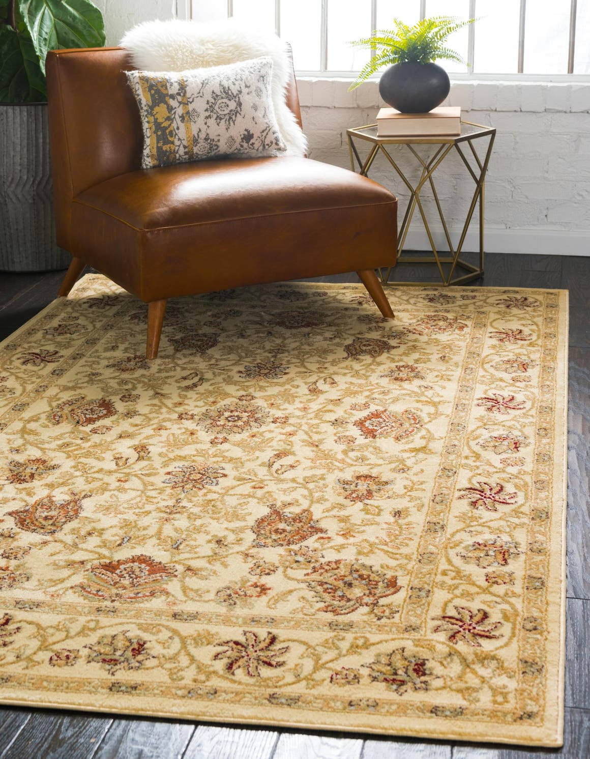 Unique Loom Lawrence Voyage Area Rug - 9' x 12' Cream - Product image 1