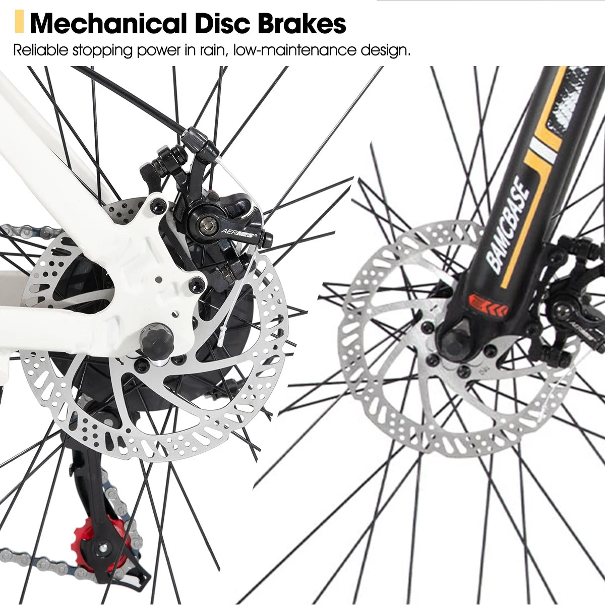 HILAND 26 in Mountain Bike, Mens and Womens Aluminum Frame MTB with 21 Speeds, Dis Brake - Product image 14