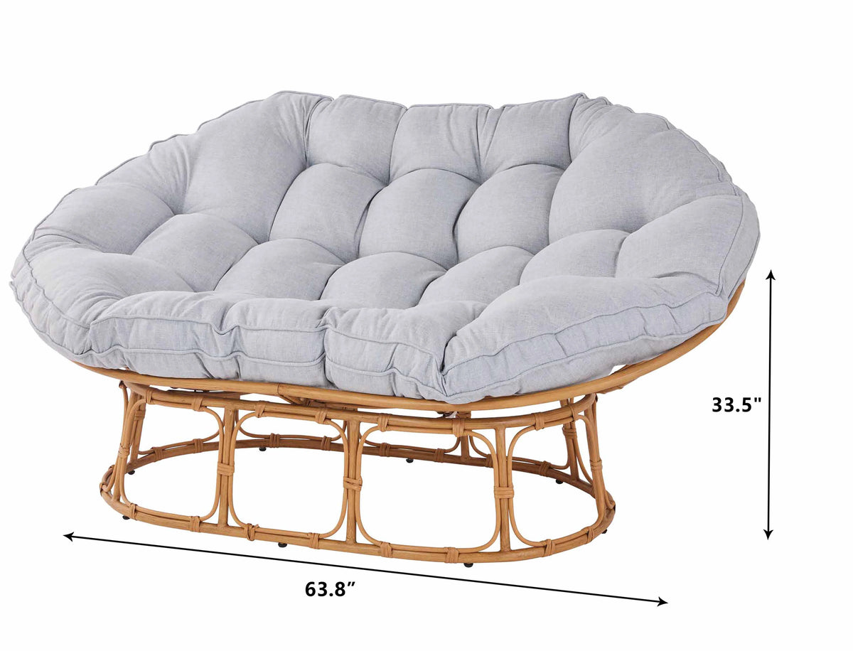 Better Homes & Gardens Double Papasan Accent Chair, Cream Boucle - Product image 9