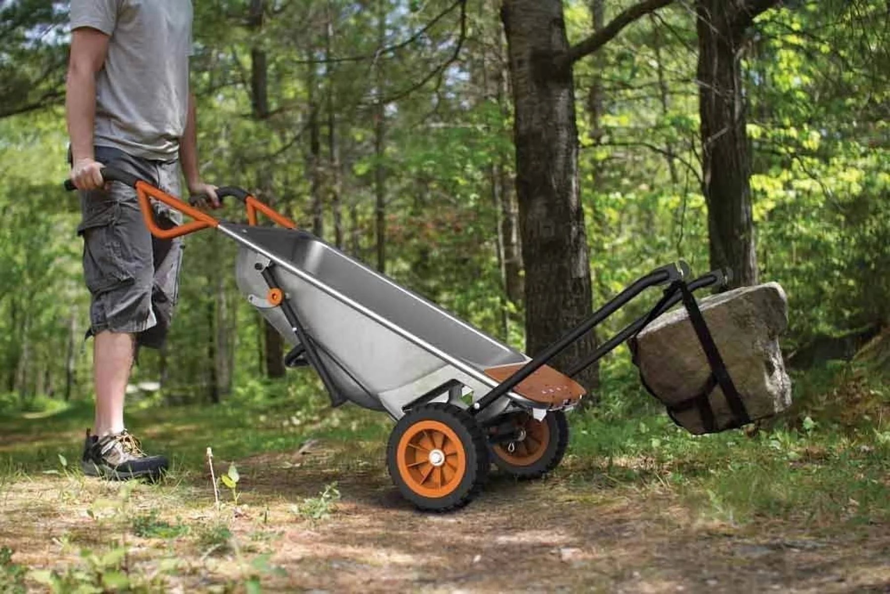 WORX WG050 Aerocart 8 - in - 1 Multifunction Wheelbarrow Dolly Cart Garden Carrier - Product image 9