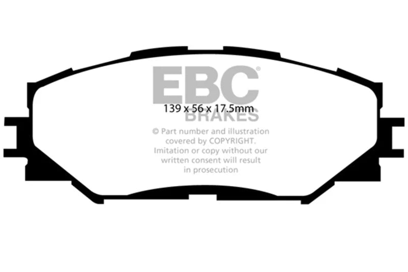 EBC - Front Greenstuff Pad PN DP21791