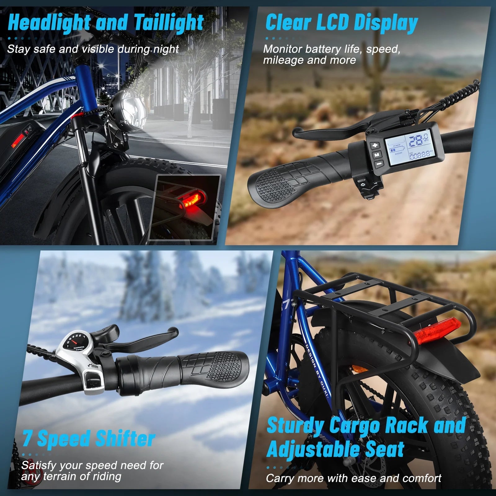 Hipatoo 26" Electric Bike 500W 20MPH E - Bike, 36V 10.4ah Battery, Ebike for Adults, E Bike UL2849 - Product image 32